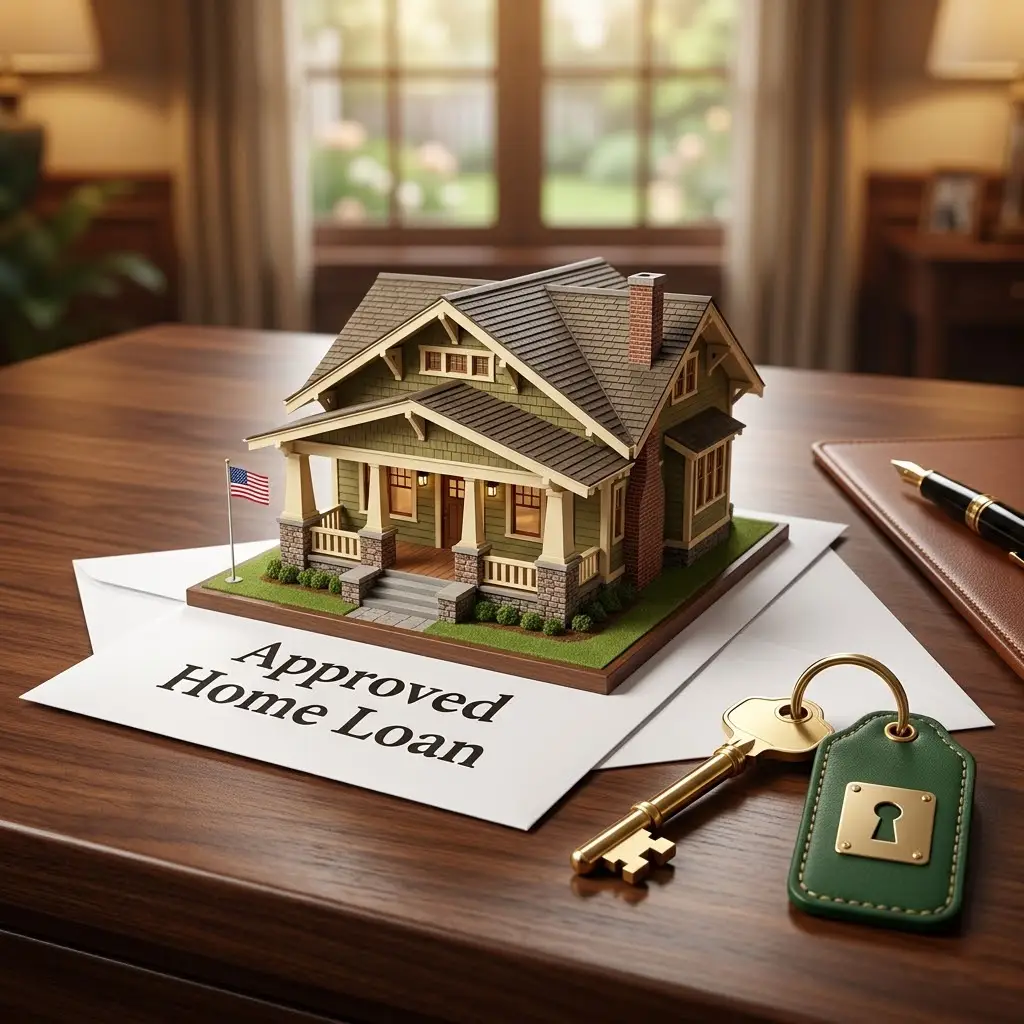 A symbolic home model and key representing the best mortgage lenders in the U.S.